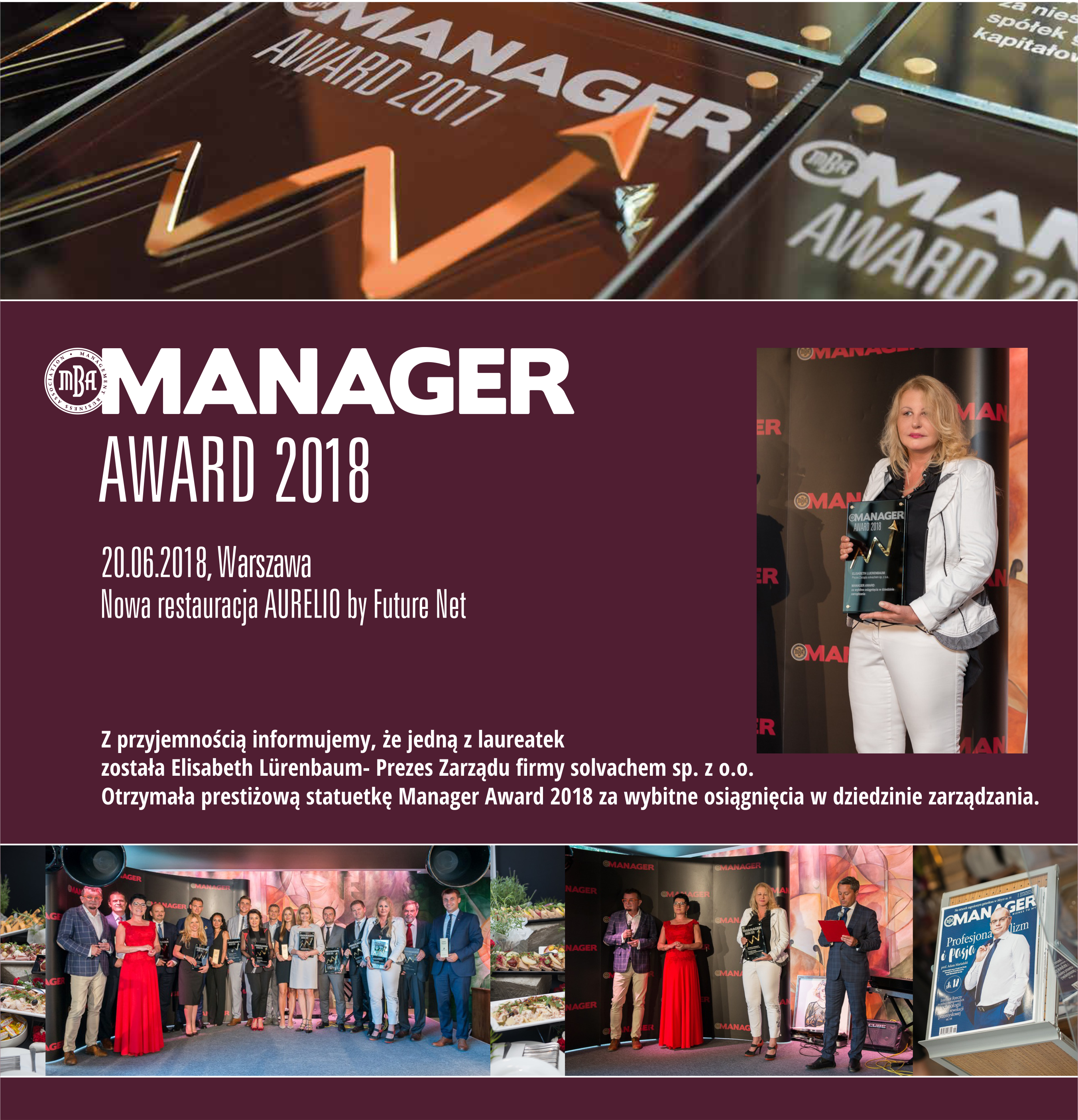 gala Manager Award2018